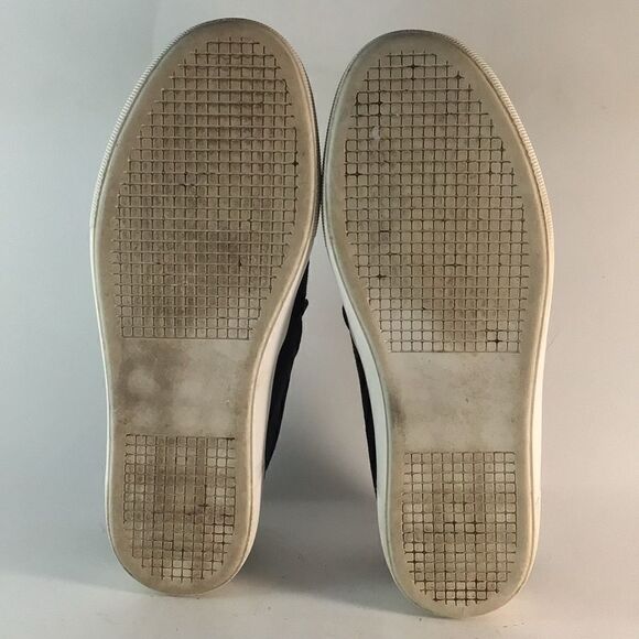 Steve Madden Gills suede shoes slip on sneakers black size 8 M - Picture 8 of 8